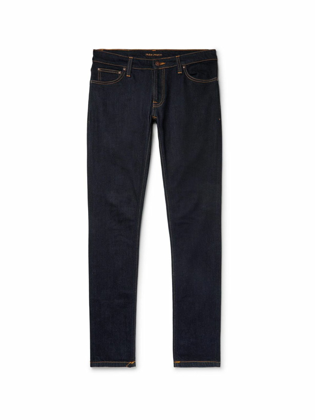 Photo: Nudie Jeans - Skinny Lin Organic Stretch-Denim Jeans - Blue