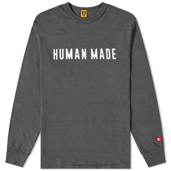 Photo: Human Made Men's Long Sleeve Classic T-Shirt in Black