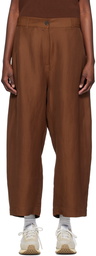 Studio Nicholson Brown Chalco Trousers