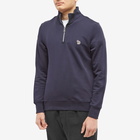 Paul Smith Men's Zebra Half Zip Sweat in Blue