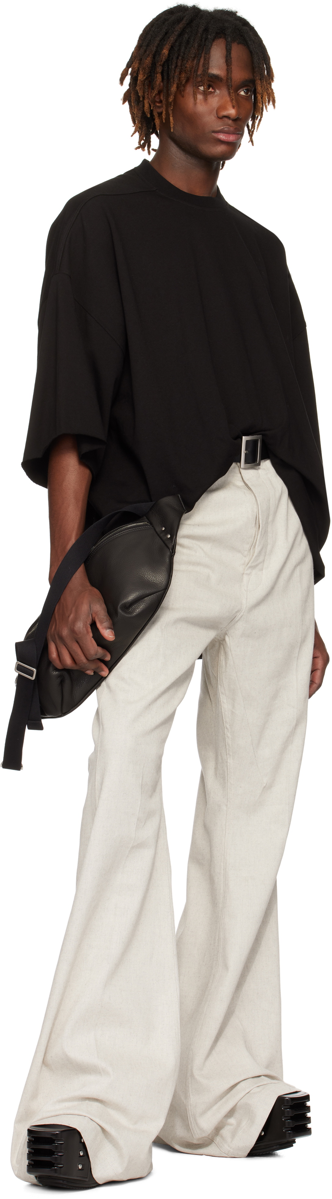 Rick Owens Black Hollywood Bumbag Pouch