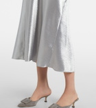 Tory Burch Satin midi skirt