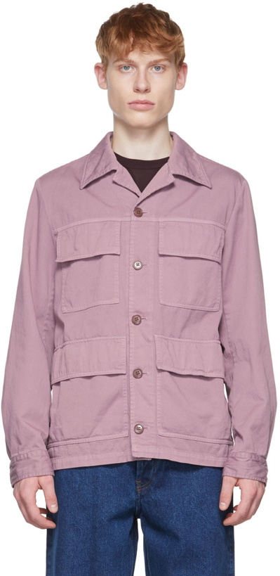 Photo: Dries Van Noten Purple Cotton Jacket