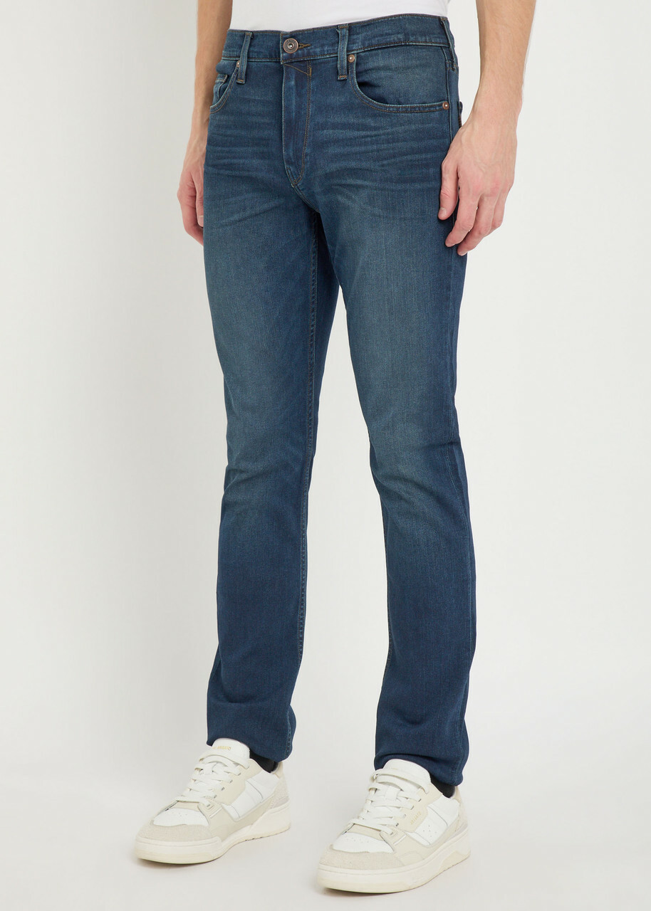 Paige Lennox Slim-leg Denim Jeans Mid Blu