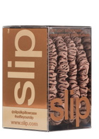 Slip Pure Silk Skinny Scrunchies - Light Brown