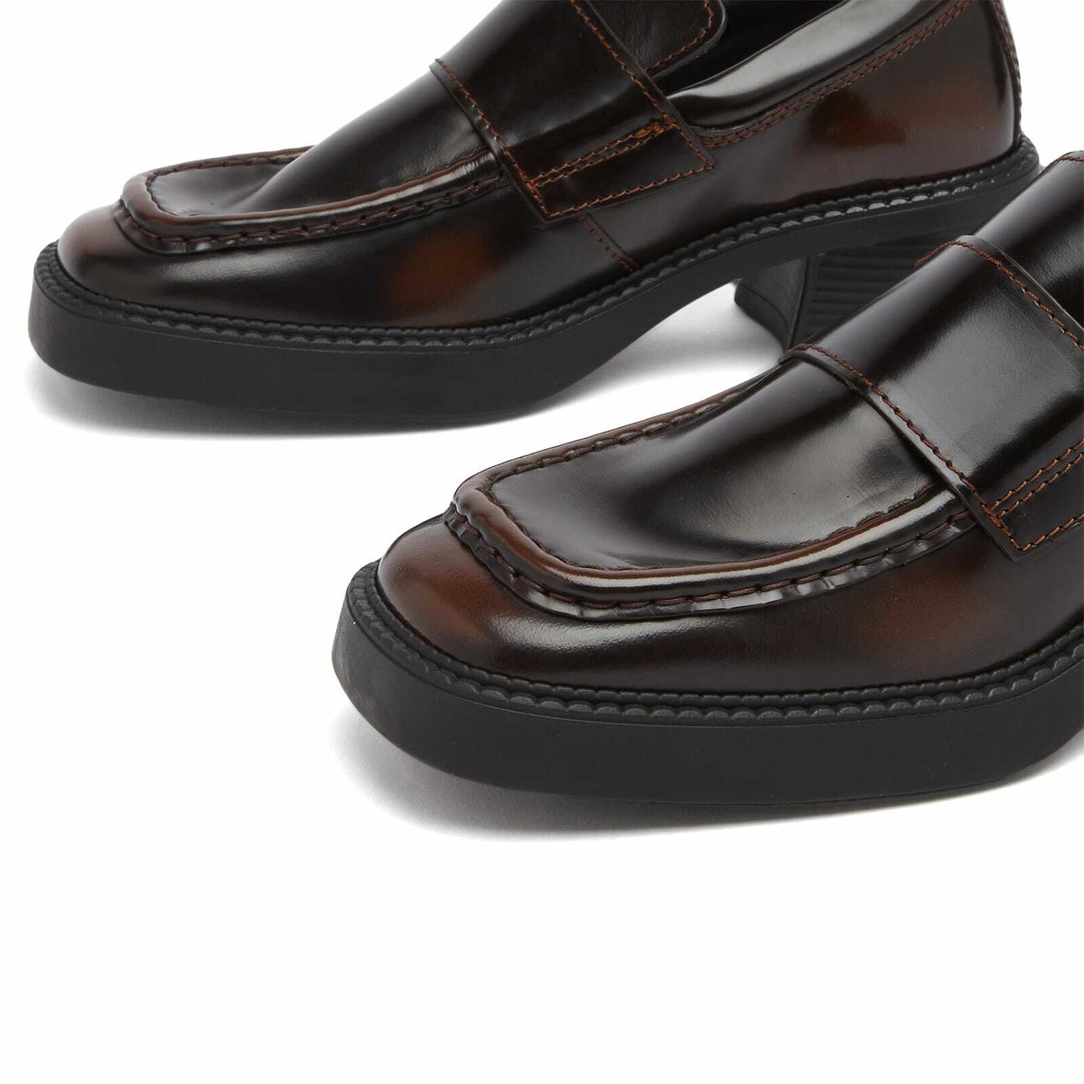 【Miista】ブラウン Karina ローファー Karina Brown Coco Loafers | Miista