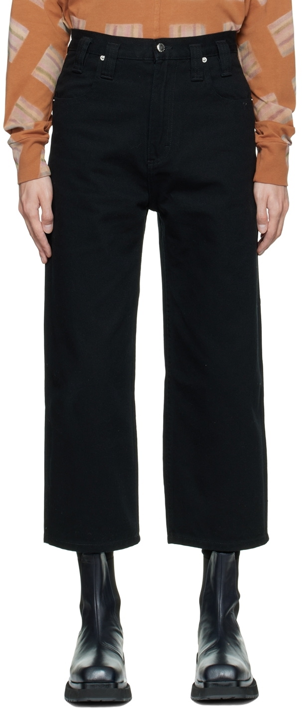 Eckhaus Latta Black Baggy Jeans