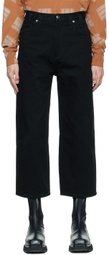 Eckhaus Latta Black Baggy Jeans