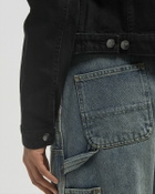 032c DOWN TO EARTH BOXY DENIM JACKET Black Women