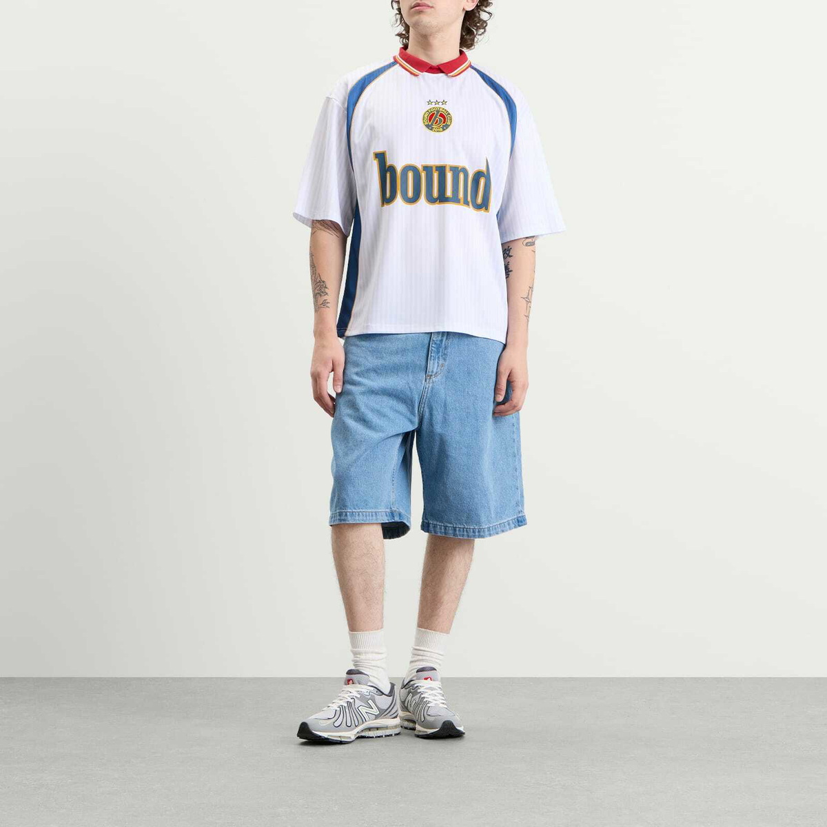 Bound Men's Stadio Football Shirt in Grey
