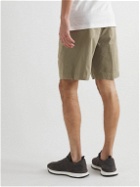 Dunhill - Straight-Leg Stretch-Cotton Shorts - Brown