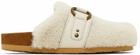 See by Chloé Off-White Gema Shearling Mules