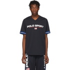 Polo Ralph Lauren Black Mesh Performance Polo Sport T-Shirt