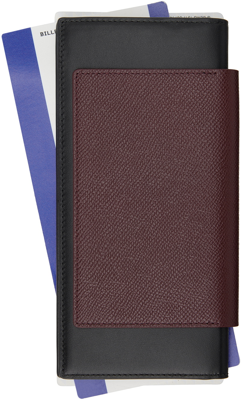 Balenciaga Burgundy Passport Long 2 Tickets Wallet Balenciaga Balenciaga Burgundy Passport Long 2 Tickets Wallet Balenciaga