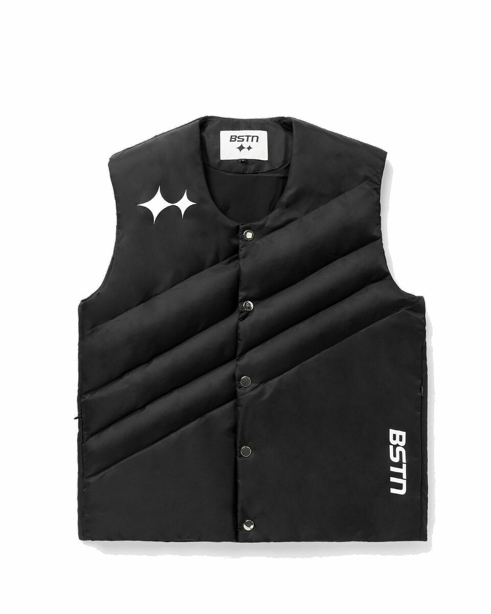 Photo: Bstn Brand Nylon Sport Vest Black - Mens - Vests