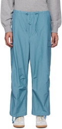 BEAMS PLUS Blue Drawstring Cargo Pants