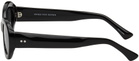 Dries Van Noten Black Linda Farrow Edition Cat-Eye Sunglasses
