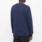 A.P.C. Men's Chest Logo Sweat in Dark Navy