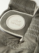 Mr P. - G/FORE Golf Logo-Appliquéd Leather Left Hand Glove - Green