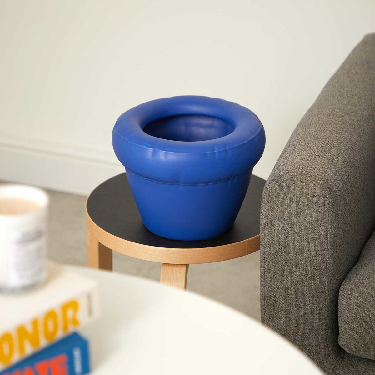 Home Studyo Pierre Planter in Indigo Blue 