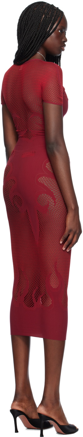 Poster Girl Red Peachy Midi Dress Poster Girl