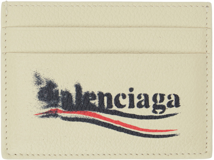 Photo: Balenciaga Off-White Cash Card Holder