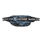 Maison Kitsune Blue Eastpak Edition Camouflage Bundel Fanny Pack