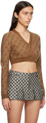 MISBHV Beige Monogram Cardigan