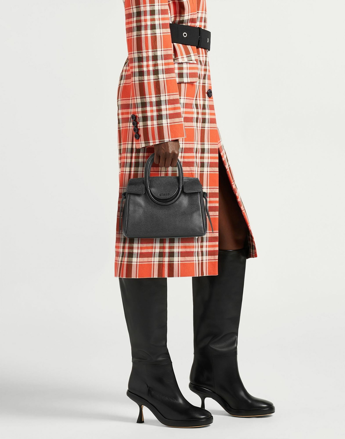 Staud Womens Handbag in Black