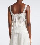 Ulla Johnson Isola broderie anglaise cotton top