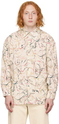 Lemaire Off-White Printed Shirt