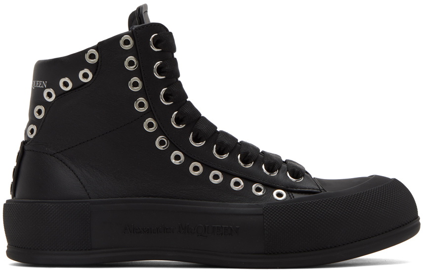 Alexander McQueen Black Plimsoll Sneakers Alexander McQueen