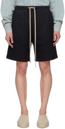 Fear of God Black Relaxed Shorts