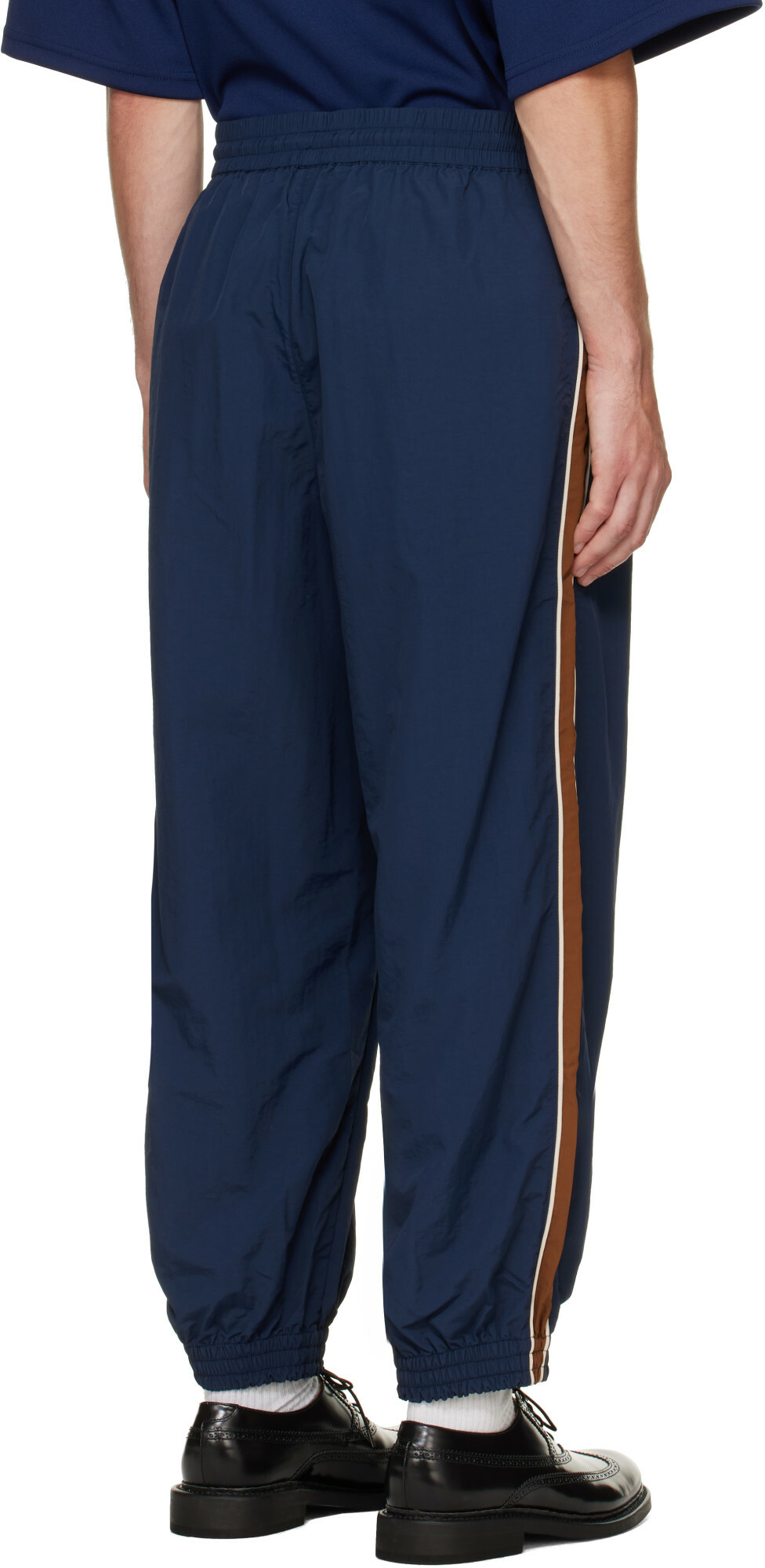 WILLY CHAVARRIA Navy 'Bad Boy' Track Pants