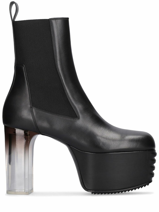Photo: RICK OWENS - 125mm Kiss Leather Boots