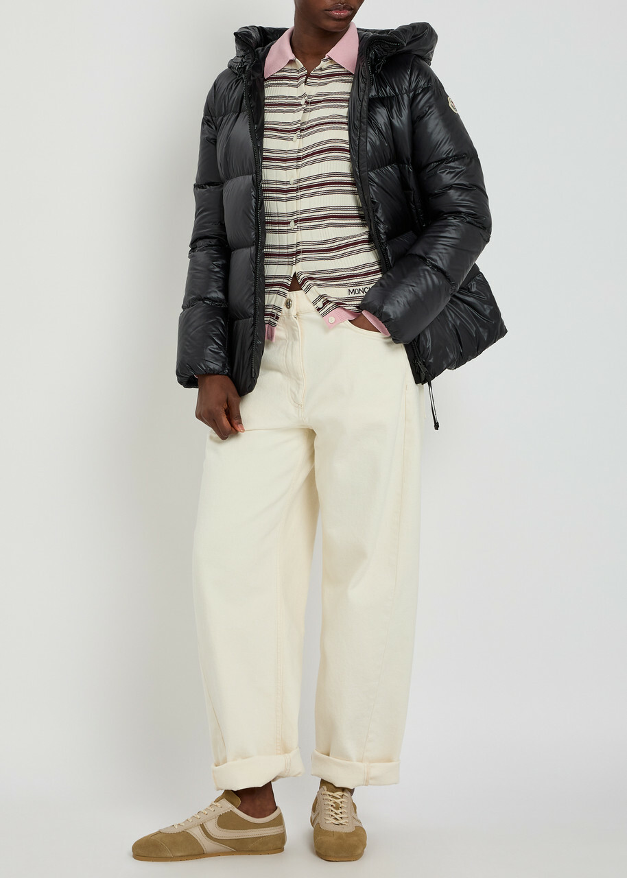 Moncler Serittes Hooded Shell Jacket Black