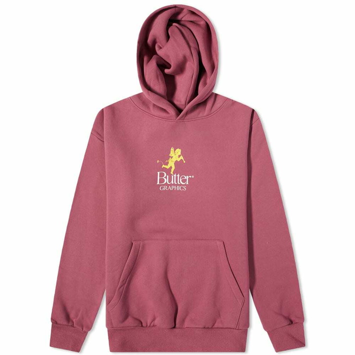 Photo: Butter Goods Men's Pixie Logo Hoody in Wine