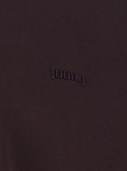 Juun.J Bordeaux T-shirt With Logo Embroidered On The Front And Print On The Back In Cotton Man