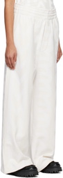 Marc Jacobs White 'The Monogram' Lounge Pants