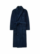 Anderson & Sheppard - Cotton-Terry Robe - Blue