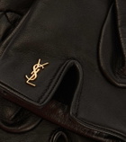 Saint Laurent Cassandre leather gloves