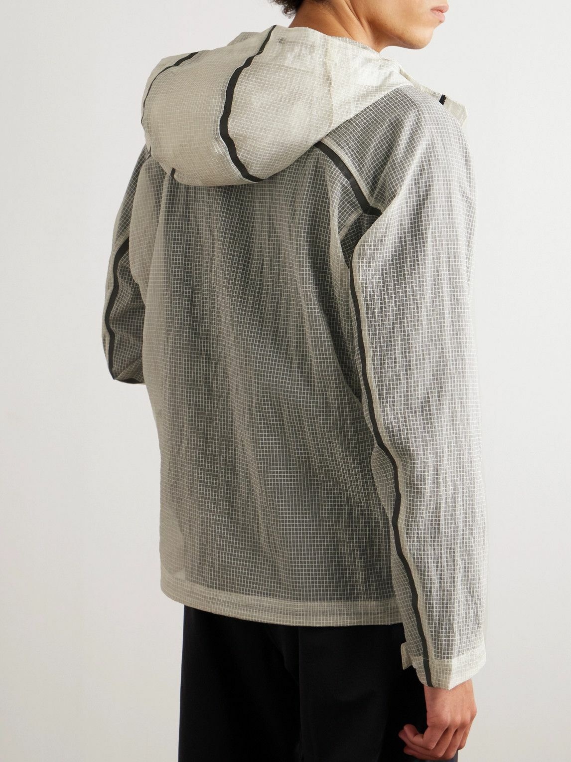 Norse Projects Arktisk - Checked Ripstop Hooded Jacket - Gray