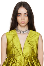 Marland Backus SSENSE Exclusive Silver Chrome Charm Necklace
