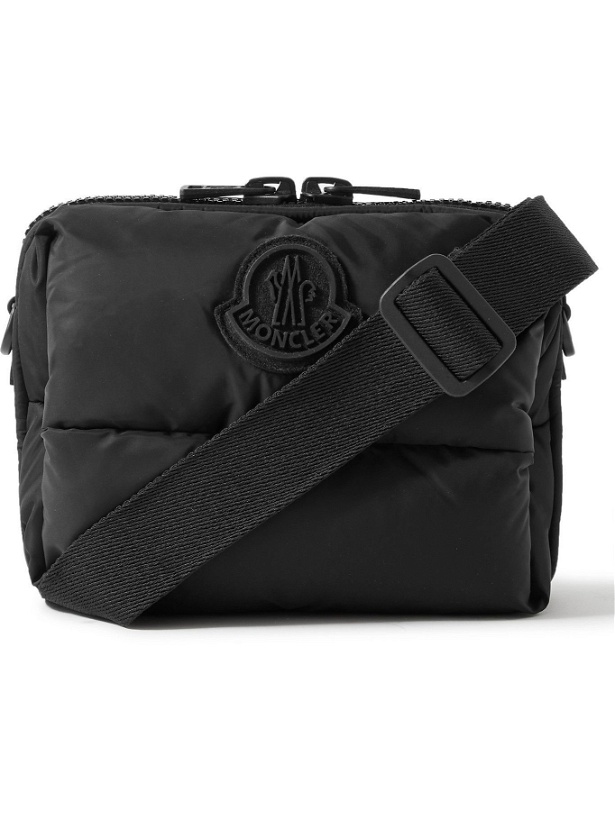 Photo: Moncler - Legere Logo-Appliquéd Quilted Shell Messenger Bag