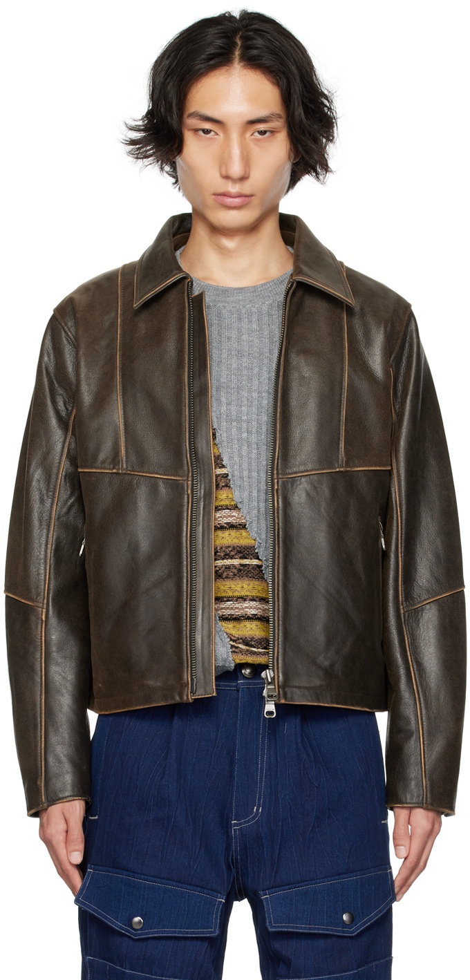 Andersson Bell Brown Dreszen Leather Jacket Andersson Bell