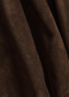 Armarium Flamina Belted Suede Trench Jacket Brown