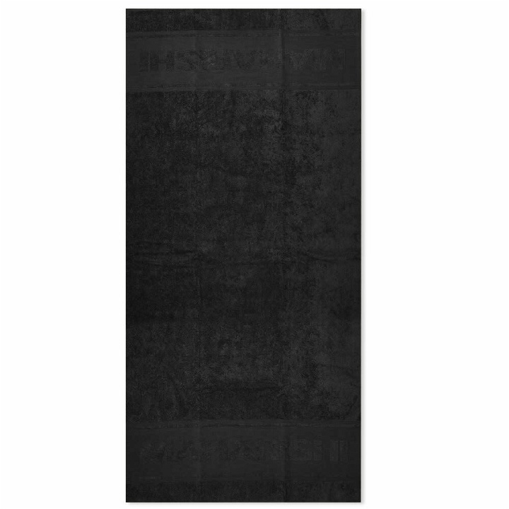 Photo: Maharishi Men's Large Towel in Black