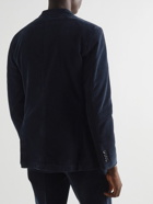 Boglioli - K-Jacket Slim-Fit Unstructured Cotton-Blend Corduroy Suit Jacket - Blue