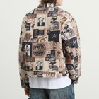 Patta Men's Collage Insulated Canvas Jacket in Beige