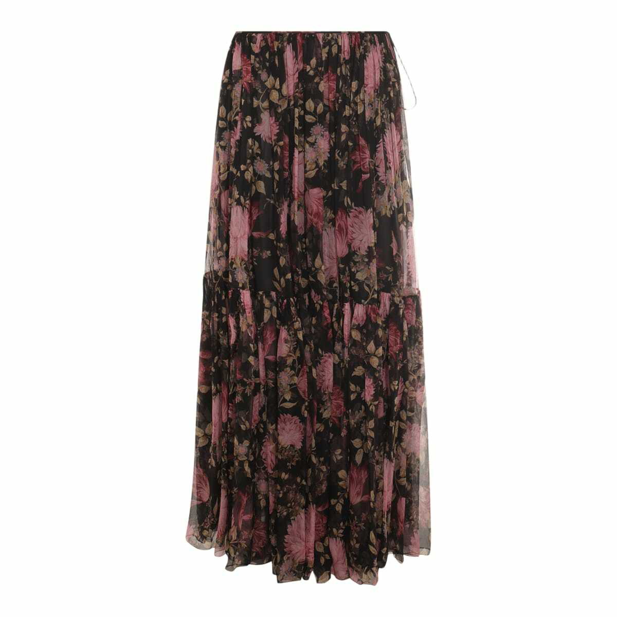Chloe - Printed silk-crepon skirt Chloe